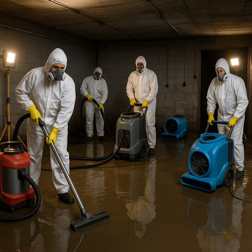 Nettoyage apres sinistre et situations d'urgence
